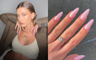 10 mẫu nail thời thượng được Hailey Bieber yêu thích